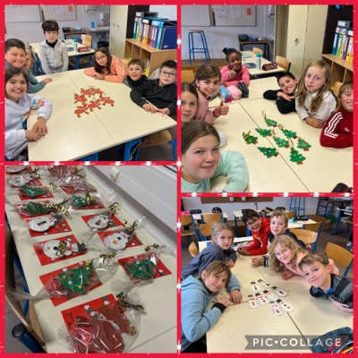 Bricolages de Noël - CM1B