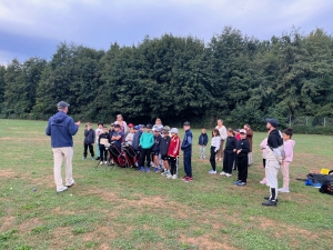 1&egrave;re s&eacute;ance de golf pour les &eacute;l&egrave;ves de CM1