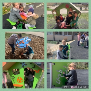 Nouveaux jeux cour maternelle