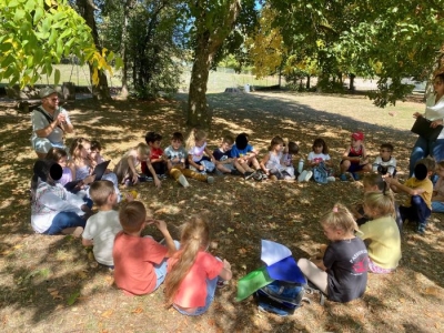 1ère école de dehors pour les CP-CE1 au Parc Allivet