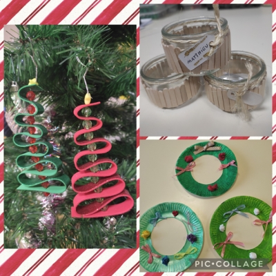 Bricolage de Noël en CM2B