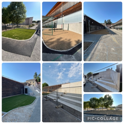 La cour de l’élémentaire prend forme !