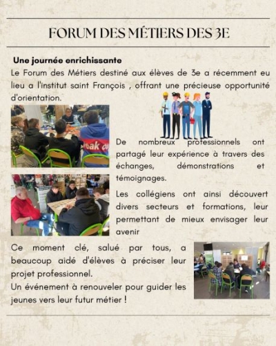 Forum des métiers