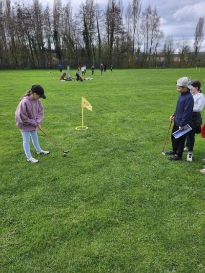 3ème séance de golf en CM1