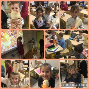 Nos couronnes des rois - classe de CP-CE1