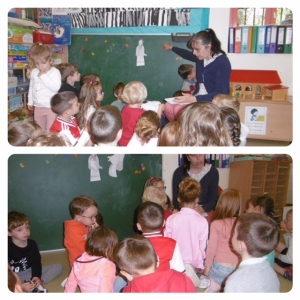 Temps fort de Marie en maternelle