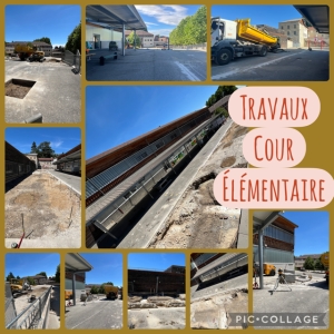 Les travaux de notre future cour &eacute;l&eacute;mentaire sont lanc&eacute;s !