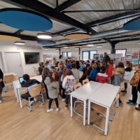 Les CM1 des écoles partenaires et Saint François visitent le collège